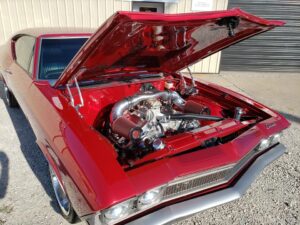 1968 Chevrolet Chevelle SS engine right angle