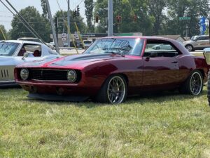 Custom red 1969 Camaro at cars how