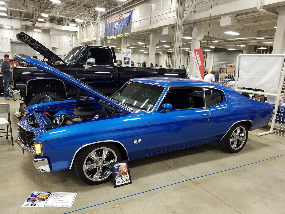 1972 blue Chevrolet Chevelle SS