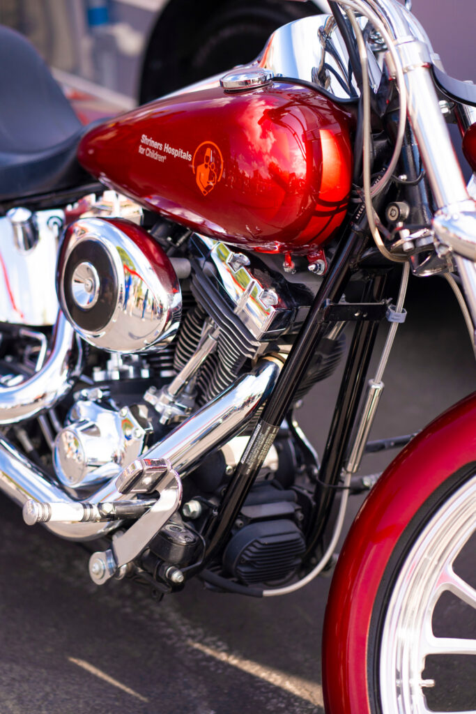 Foreigner & Shriners Children's Motorcycle engine