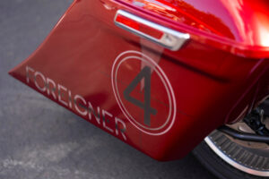 Foreigner & Shriners Children's Motorcycle 4 record design